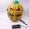 Realistic LED Pumpkin Mask Creativity Light Up Mask Full Face Mask  Costume Party Supplies