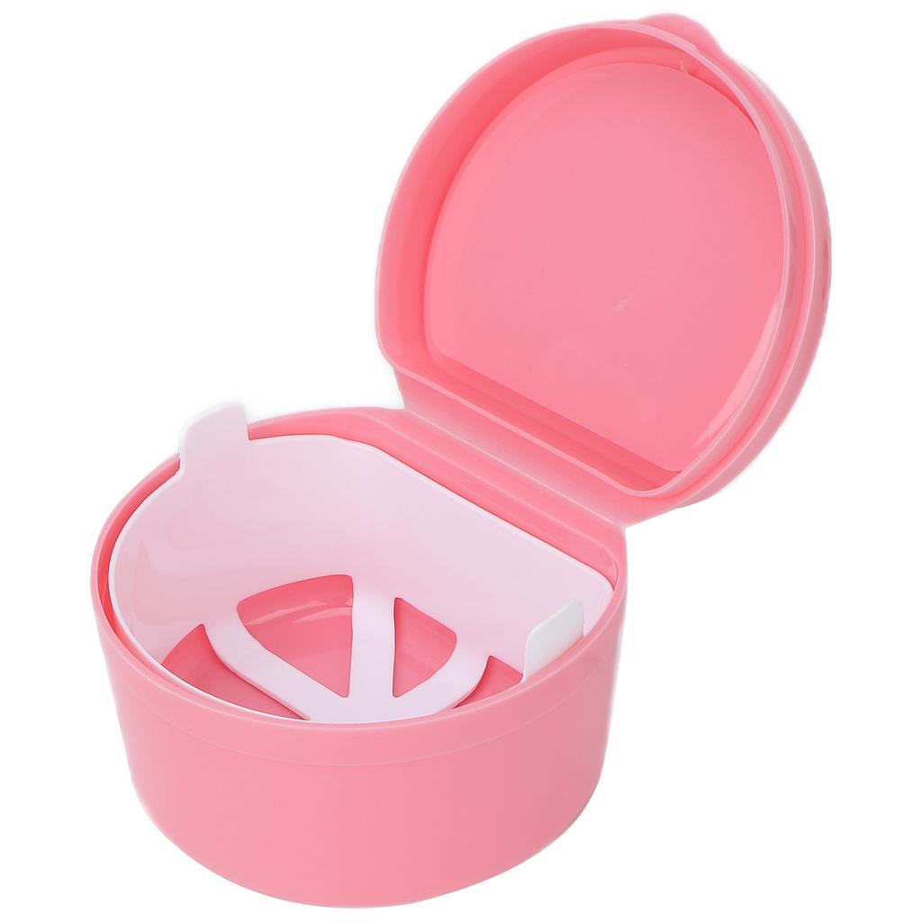 Переносной футляр для стоматологических ретейнеров, ортодонтический фиксатор для зубов, коробка для хранения искусственных зубов, розовый