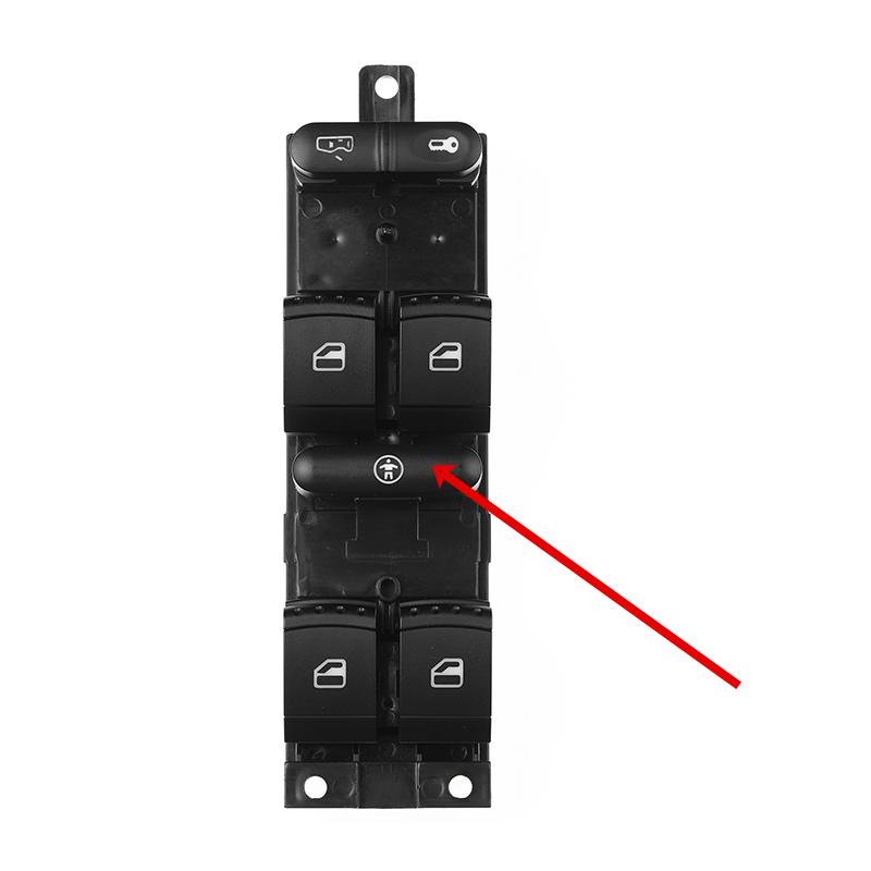1J4959857D 1J4959857B 10 Pins Car Power Master Window Switch For VW Golf MK4 Jetta Bora Passat B5 Seat Leon Toledo Superb