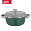 Супница из камня Маifan Debo с прозрачной крышкой - 22 см
