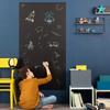 Large Self-Adhesive Black Chalkboard + 4 X chalk