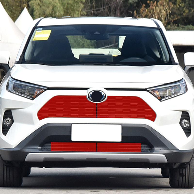 Для Toyota RAV4 RAV-4 XA50 2019 2020 Аксессуары Передняя решетка Сетка для защиты от насекомых Вставка Сетка Декоративная защита Чехлы Отделка