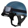 3C Certified Retro Half Helmet Scooter Motorcycle Riders Unisex All Season ABS Safety With Visor Options