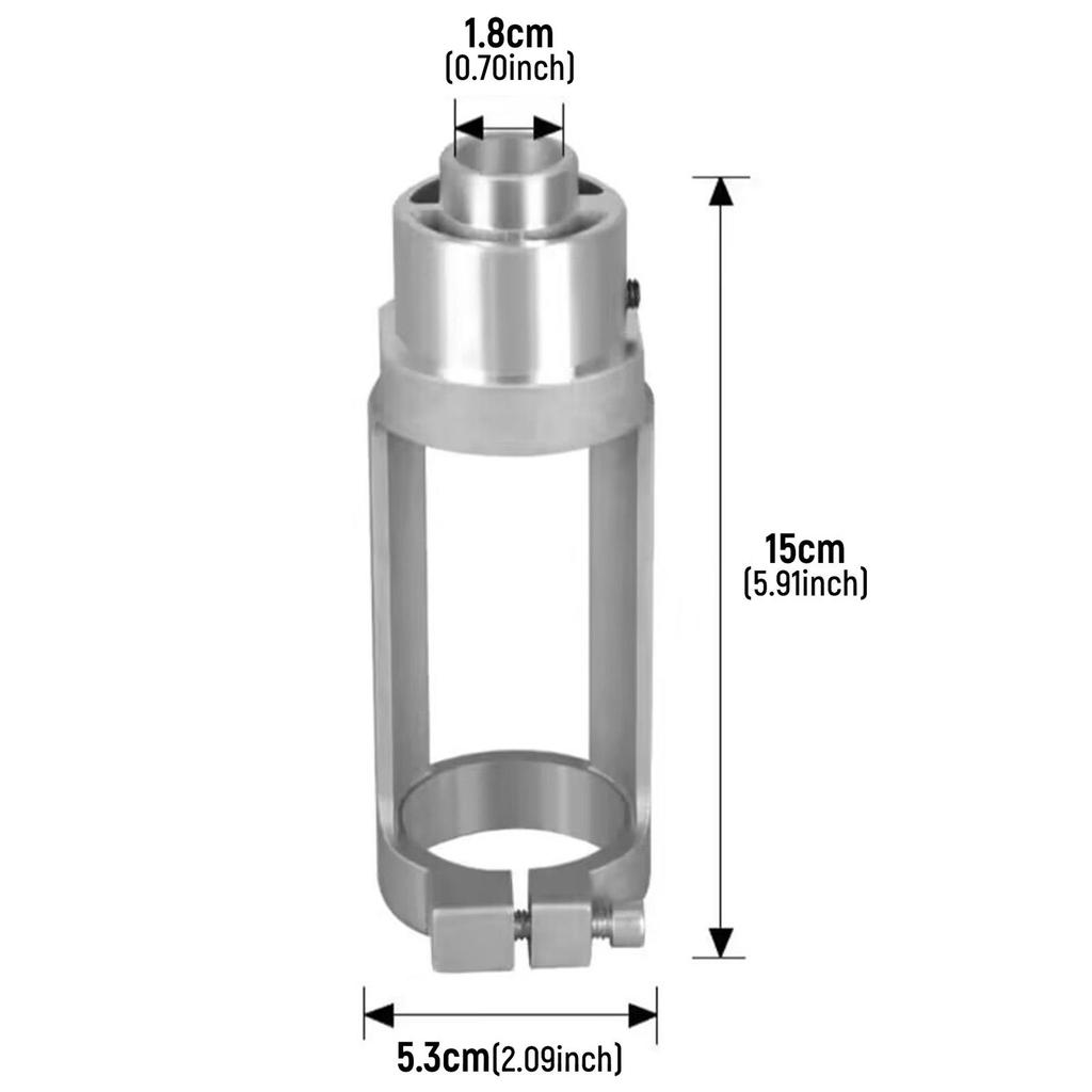 Square Hole Drill Bit Adapter Bits Fixing Bracket Professional Attachment Joint Mortiser
