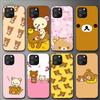 Милый чехол для телефона с медведем Рилаккума для Iphone 11 12 Mini 13 14 Pro Xs Max X 8 7 6s Plus 5 Se Xr Shell