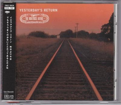 CD MONTROSE AVENUE - Yesterday's Return ESCA7361 Epic 1998 Япония ObiRock Б/У