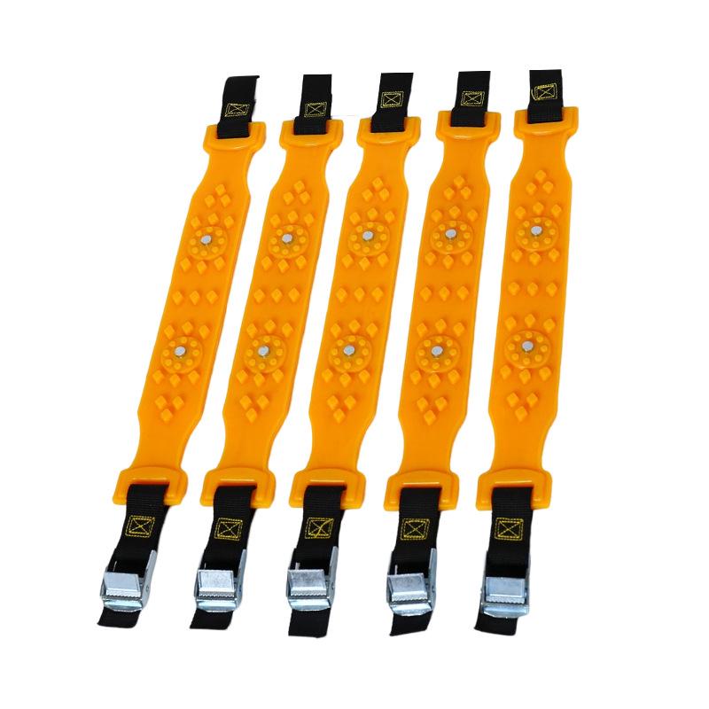 Универсальные утолщенные резиновые противоскользящие цепи для автомобиля для экстренных ситуаций на снегу и грязи