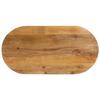 VidaXL Table Top, Replacement Table Top, Spare Dining Room Table Top, 110x40x3.8 Cm Oval Solid Wood 370155