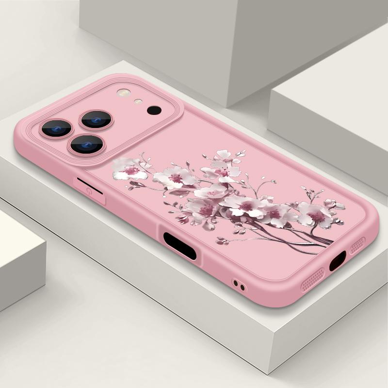 Чехол с рисунком ромашек в мультяшном стиле для iPhone 17 Pro Max, противоударный, из мягкого силикона, бампер для iPhone 16 15 Pro Max 14 13 11 16E 17E