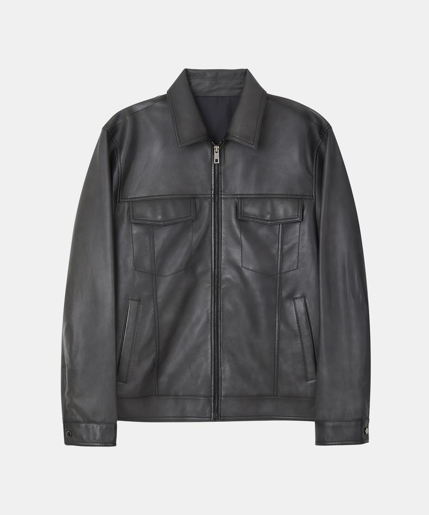 IKALOOK Trucker Stan Lambskin Jacket Dd1Fmlj120