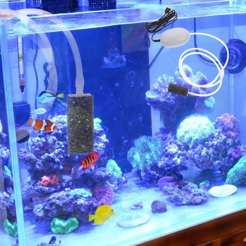 Mini Fish Tank Oxygen Pump Portable Aquarium Aerator Fish Tank Aerator USB Oxygenator Fish Tank