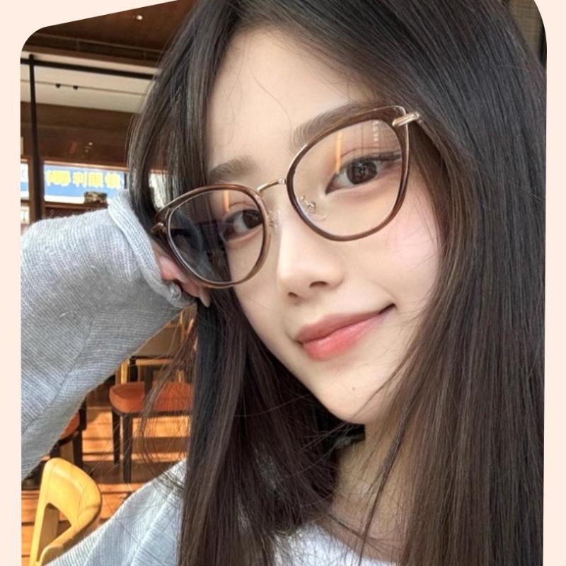 2 шт. Модные Фотохромные Очки для Близорукости Кошачий Глаз для Женщин Уличные Меняющие Цвет Солнцезащитные Очки с Защитой от УФ Излучения Очки для Близоруких