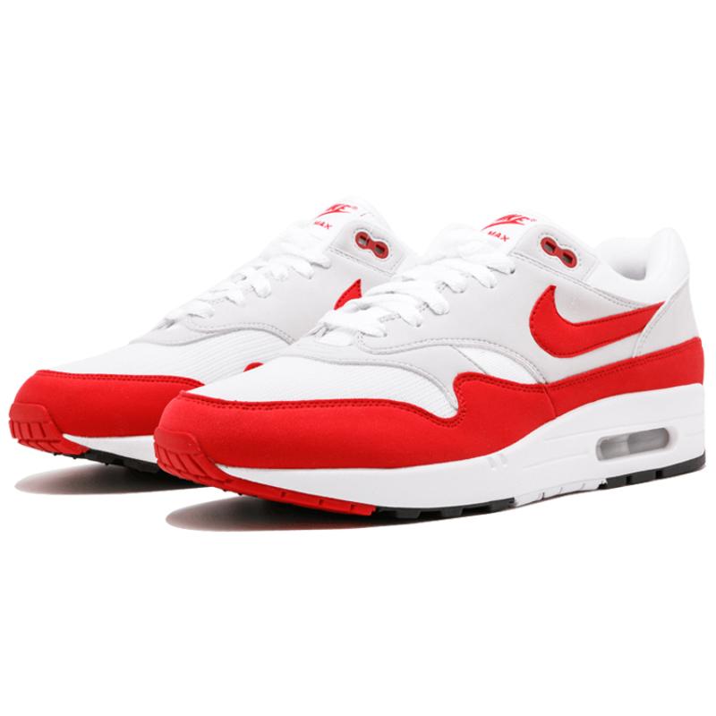 Nike Air Max 1 Anniversary Red 2017/2018 Restock Pair Sneakers Casual Shoes 908375-103