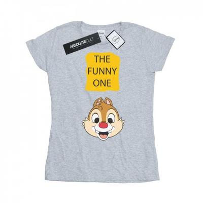 Женская/дамская футболка Chip N Dale The Funny One из хлопка
