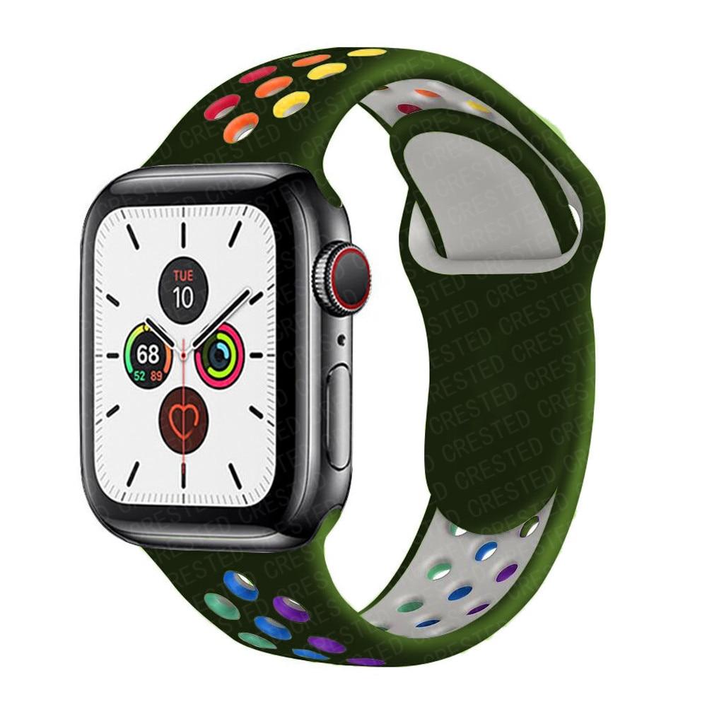 Ремешок для Apple Watch Band 7 SE 41 мм 45 мм 44 мм 40 мм 38 мм 42 мм спортивный силиконовый мягкий браслет аксессуары для Iwatch Series 6 SE 5 4 3 2 женщины мужчины