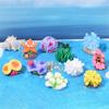 1~4PCS Colorful Artificial Coral Ornaments Micro Landscape Home Decoration Durable Materials Decoration