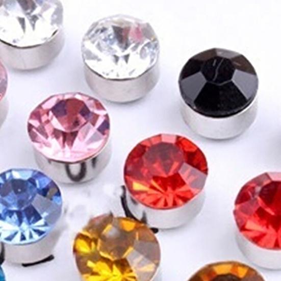 1 пара железных наушников с сильным магнитом для здоровья, круглый магнитный утюг с пирсингом