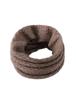 Мужской/Женский вязаный шарф из 100% кашемира, для теплой и холодной погоды, цилиндрический согреватель для шеи (ZX-824) (Верблюд)