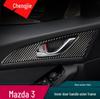 Mazda 3 Axela Накладка на ручку двери салона из углеволокна, комплект наклеек