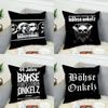 Band BBohse OOnkelz Pillow Case For Car Sofa Decorative Home Doublesided Print Plush Square Throw Pillow Cushion Cover