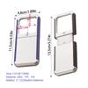 5x Magnification Pull-Out Magnifier Handheld Rectangular Lens Illuminates Magnifier Compact Stretchable LED Magnifier