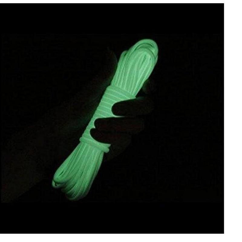 9-Strand Nylon Paracord Rope 20m Glow-in-the-Dark Outdoor Camping Tent Guy Line Survival Rescue Cord