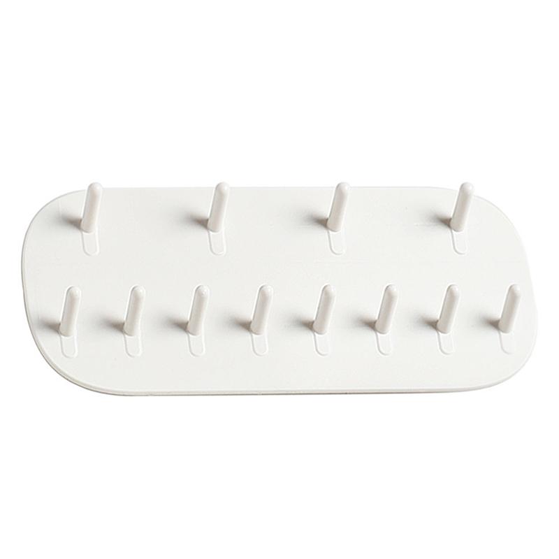 Multifunctional Jewelry Storage Rack Hook Wall Mounted Ring Earring Necklace Women Display Rack Key Chain Watch Storage Rack