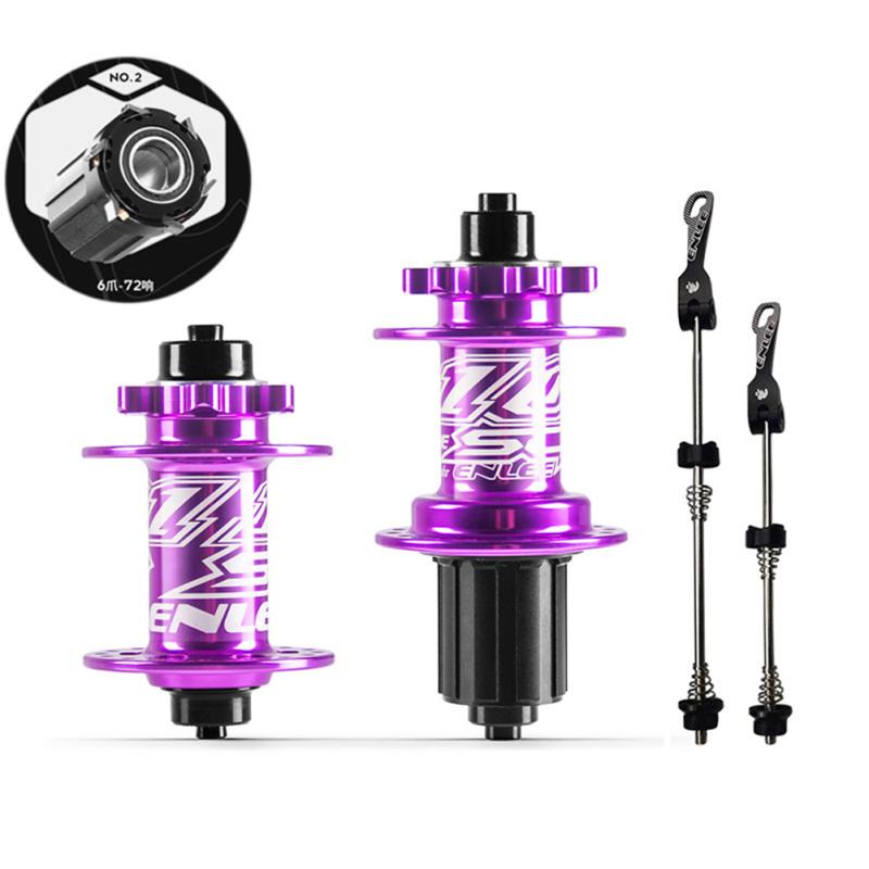 Ступица для горного велосипеда из алюминиевого сплава, 6 гвоздей, 5 подшипников, 32 отверстия, 8–11 скоростей, быстросъемная ступица дискового тормоза