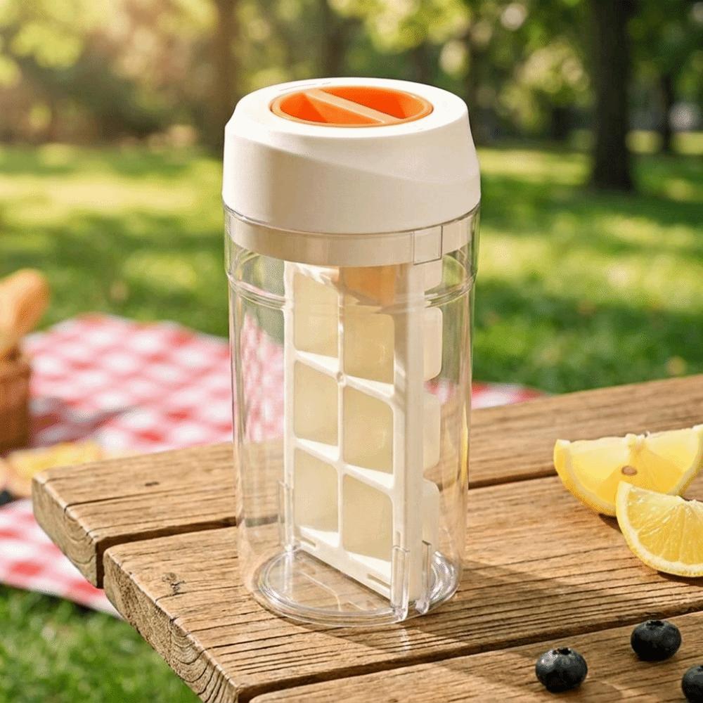 8 Grids Ice Making Cup Twist Release Ice Cube Box Creative Ice Storage Pot For Summer