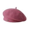 Retro Plain Cap Warm French Artist Hat Autumn Winter Wool Berets Hat  for Women