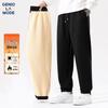 GENIOLAMODE Мужские зимние термобрюки на подкладке из овечьей шерсти