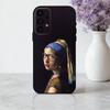 P-Живопись A-Искусство V-Вермеер G-Девушка Чехол для телефона для Samsung Galaxy A73,A72,A71,A70,A53,A52,A51,Мягкий силиконовый черный чехол