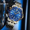 BINBOND Casual Fashion Ultra-thin Sea Horse Series Quartz Men's Watch Date Waterproof Luminous Sports Business Men's Wrist Watch