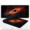 Black Hole Cosmic Fire Nebula Large Gaming Mousepad XXL Deskmat Non‑Slip Rubber Game Mouse Mat Keyboard Desk Mats Gamer Mausepad