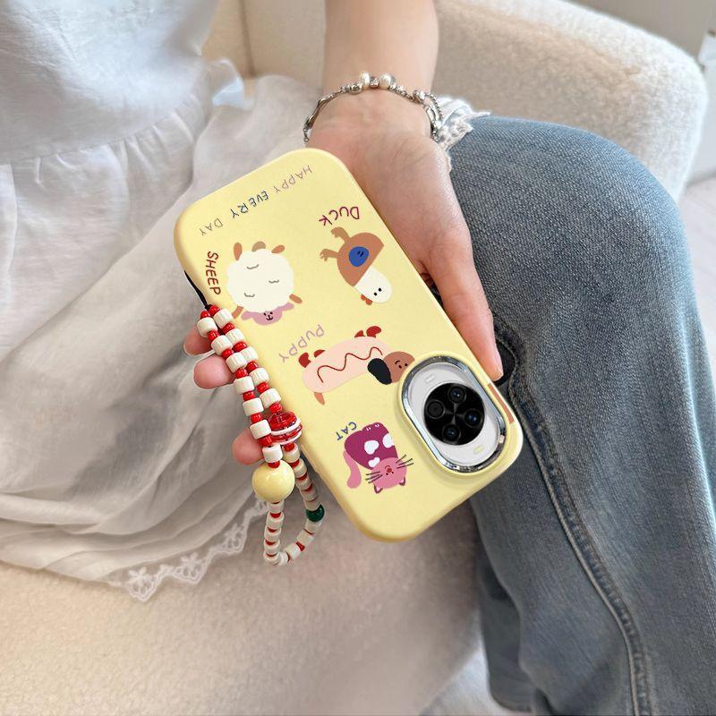 Applicable to Huawei novapro mobile phone case light luxury niche HUAWEInovaultra super cute little animal