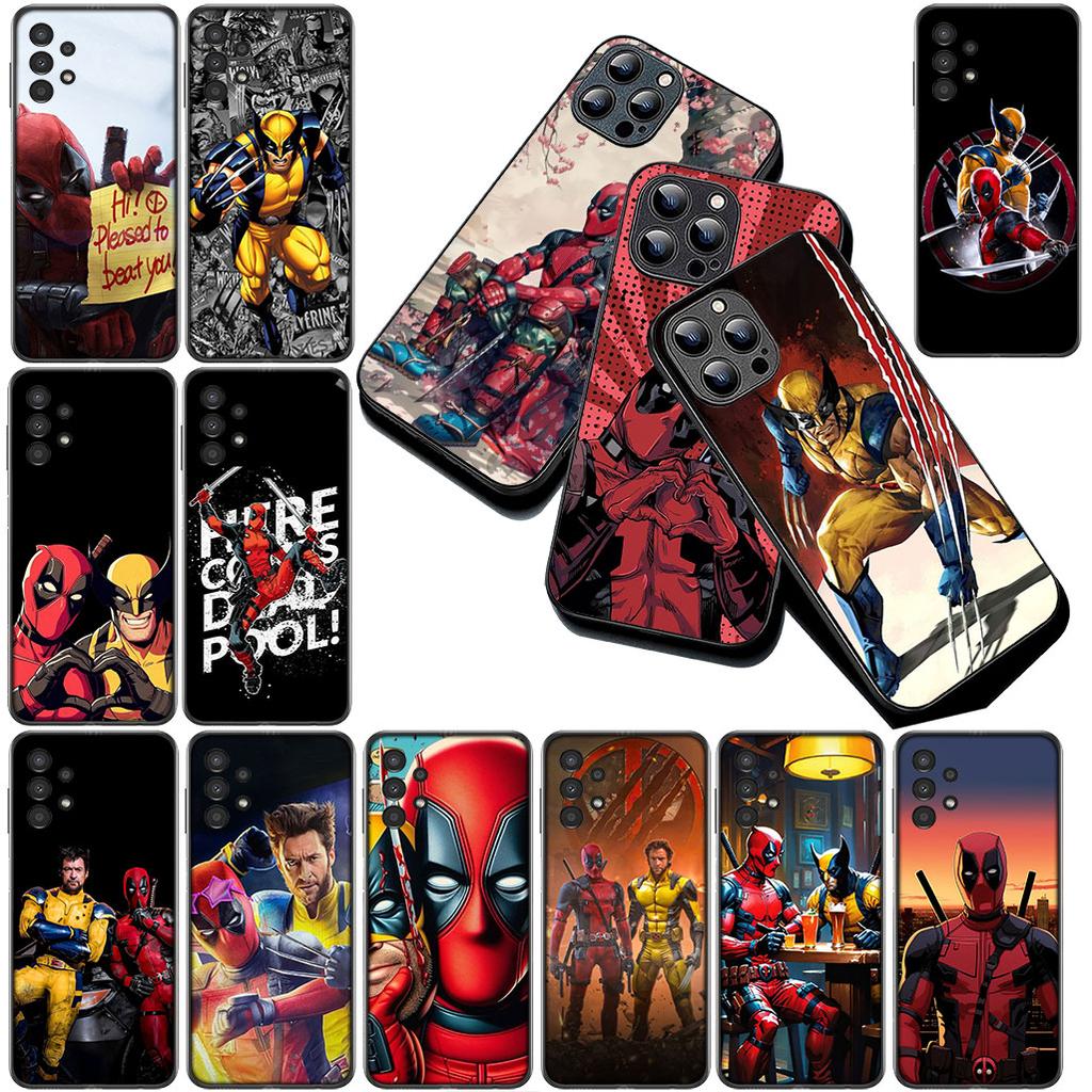 Protective Cover for OPPO A80 A18 A16 A40 A17 A15 A38 A78 A79 A54 A57 A12 A60 4G 5G Casing Phone Case Wolverine Marvel Deadpool