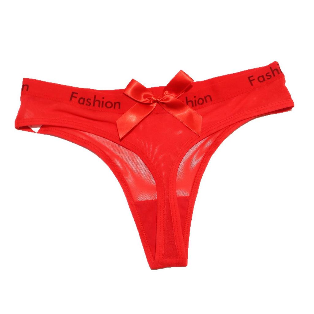 Sexy Low-Rise Women's Seamless Thong - Plus Size, Breathable with Temptation Letter Cutout