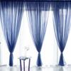 30% Shading Sheer Curtains for Living Room Window Transparent Voile Tulle Curtain Colourful Wedding Drapes Home Decor High Quality