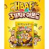 HBAF 15 Мини-пакетиков 3 вкуса Миндаль(Медовое масло, Жареная кукуруза, Васаби)