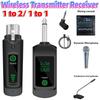 Динамический ручной микрофон Инструмент DC5V 2.4G Беспроводная система передатчика XLR UHF Система адаптера XLR Микрофонные аксессуары