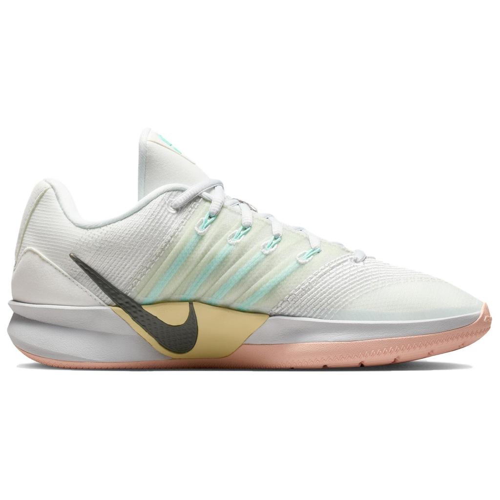 Nike Womens Sabrina 3 'Silencer' (women's sizes) Summit White / Iron Grey / Photon Dust / Washed Coral / Artisan Teal / Lemonade Basketball Shoes