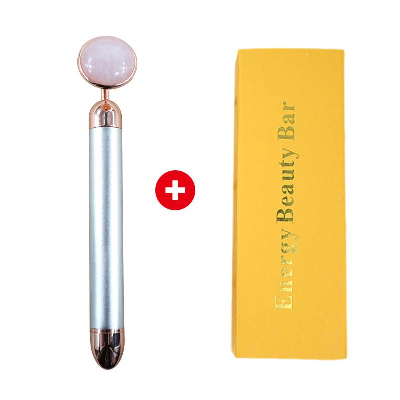 Премиальный электрический нефритовый бьюти-роллер с вибрационной функцией для ухода за лицом и расслабления