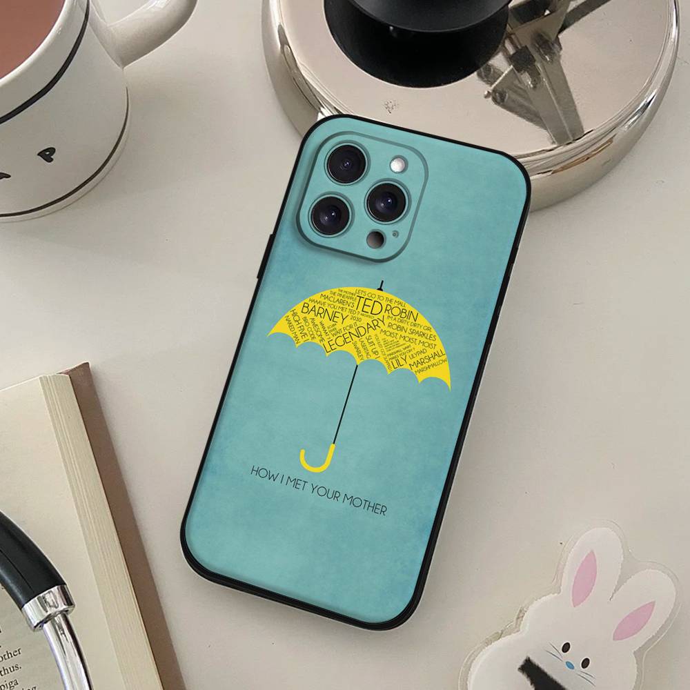 Чехол для телефона «Как я встретил вашу маму» Для IPhone 17 16 15 14 13 12 11 X XR XS Plus Pro Max Mini Мягкий черный чехол