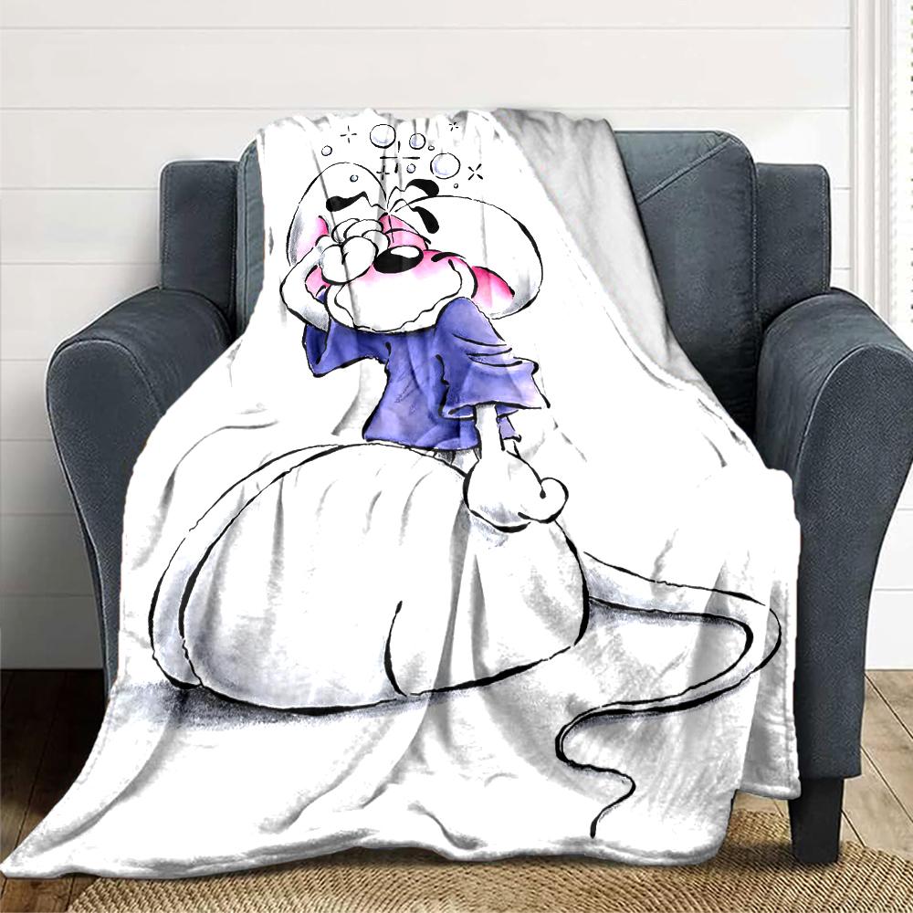 Mouse Bubble Trouble Blanket Soft Throw Blanket For Home Bedroom Bed Sofa Travel Office Solid Christmas Blanket