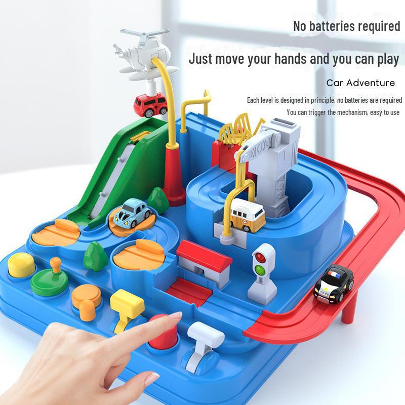 "Adventure Car Track: Educational Train Set for Kids"