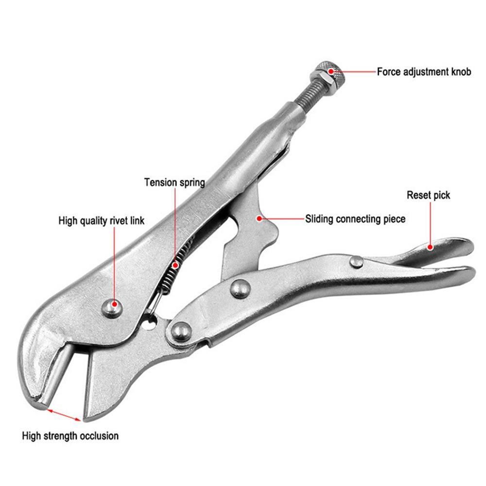 7mm Pinch Off Plier Curved Jaw Clamping Fitting  Metal Pipe Sealing and Clamping