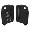 Совместимо с чехлом для ключа: VWGolf7MK73-кнопочный чехол для автомобильного ключа-защитный чехол для ключа чехол для автомобильного ключа силиконовый черный/белый цвет