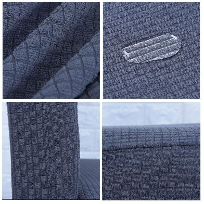 Вязаный чехол на стул, съемный антигрязный чехол на сиденье, протектор стула для вечеринки, домашнего декора