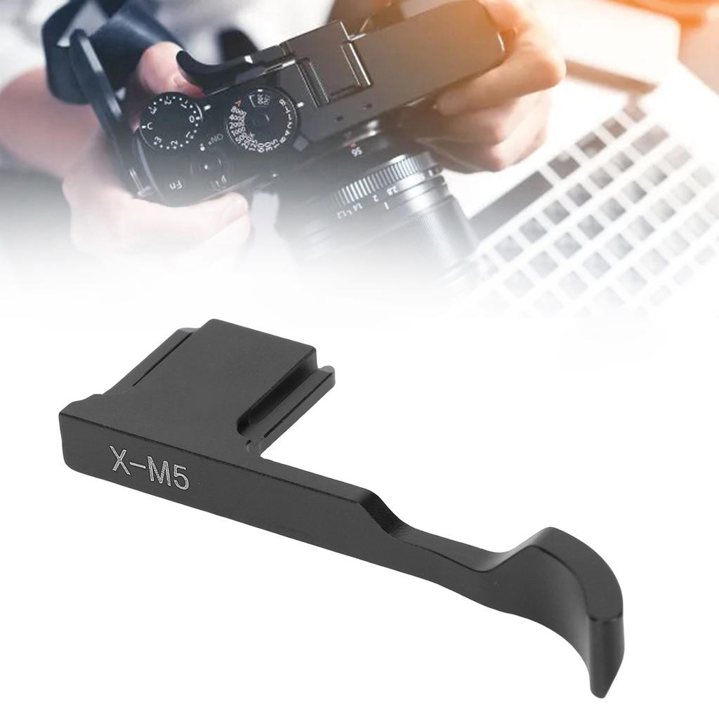 Metal Thumb Grip Fit for   X-M5 Camera Aluminum Alloy Hot Shoe Thumb Up Rest Hand Grip