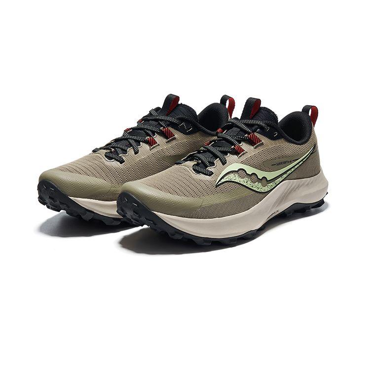 SAUCONY Peregrine 13 Повседневные Удобные Универсальные Нескользящие Кроссовки с Низким Верхом Мужские кроссовки Кофе Черный S20838-31